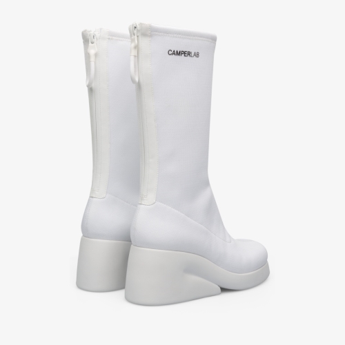 Camper Kaah Womens Ankle Boots US-38607 White Clearance USA